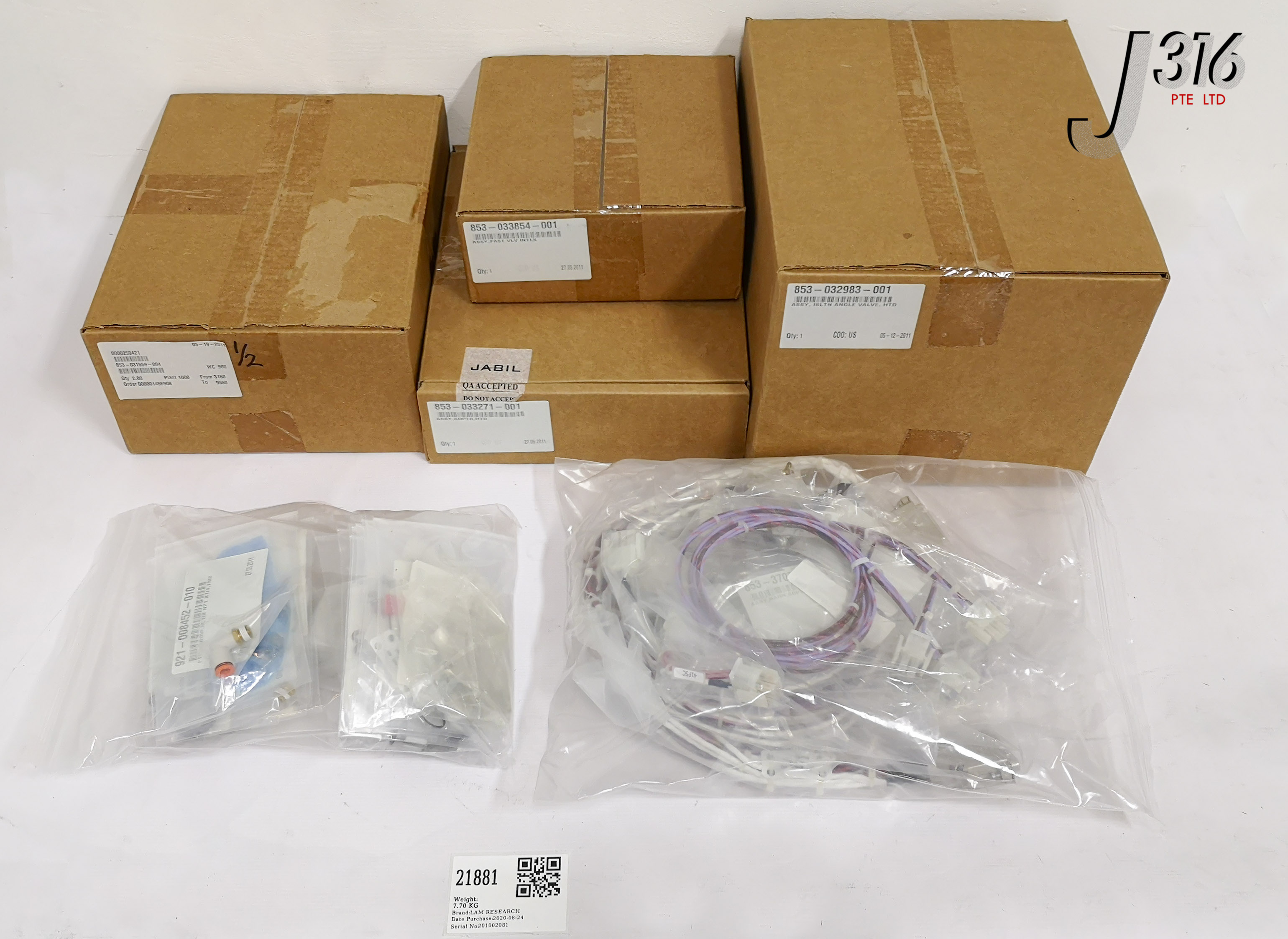 かず 21881 LAM RESEARCH RTRFT FAST ACTING ISO VLV WAC 9608 856-033855